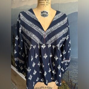 LUCKY BRAND BOHO BLOUSE